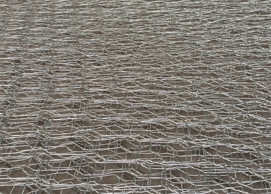 Metal Galvanized Gabion Basket Gabion Mesh Roll High Tensile Strength