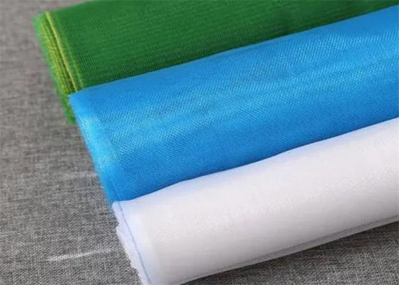 Blue Plastic Window Screen Mesh Roll , Anti Insect Window Screen Net
