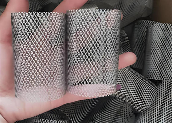 Electro Galvanized Wire Mesh Fabrication Stainless Steel Expanded Metal Filter